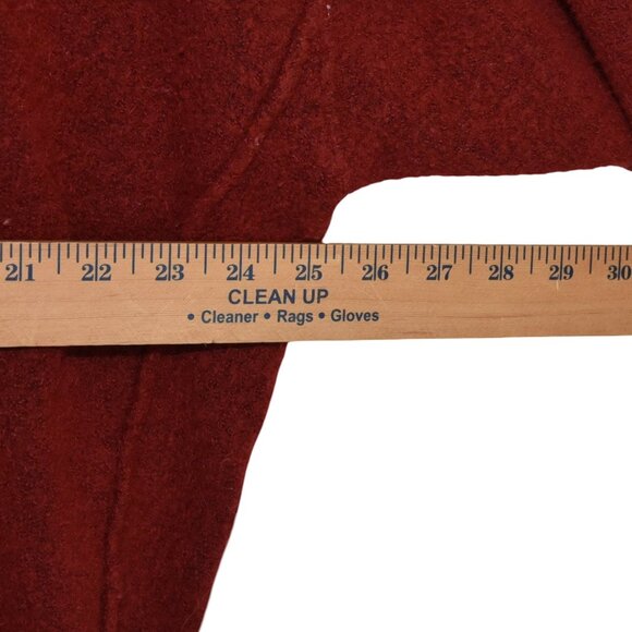 Free People Rust Cardigan M Oversized Boho Slouchy Indie Artsy Cozy Fall Layer - Picture 8 of 10